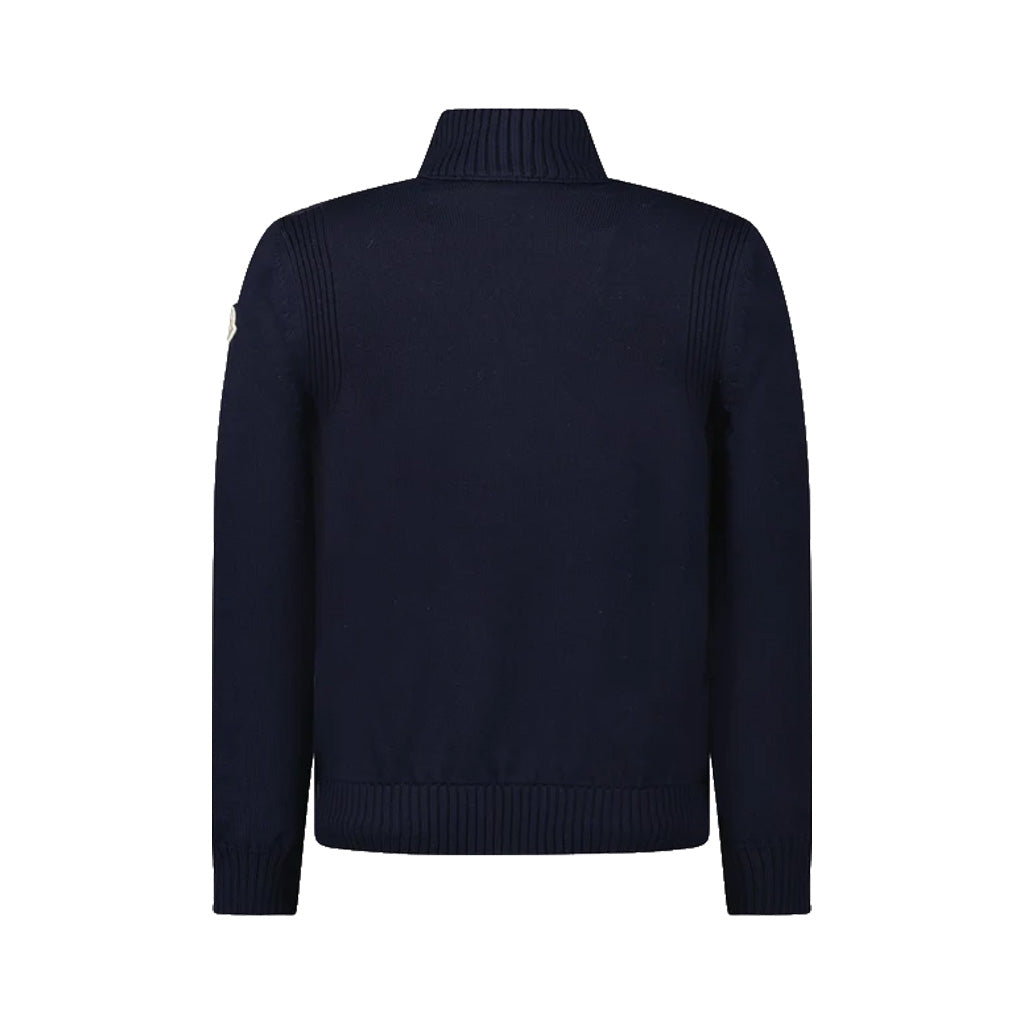 Moncler Men's Wool Padded Zip-Up Cardigan