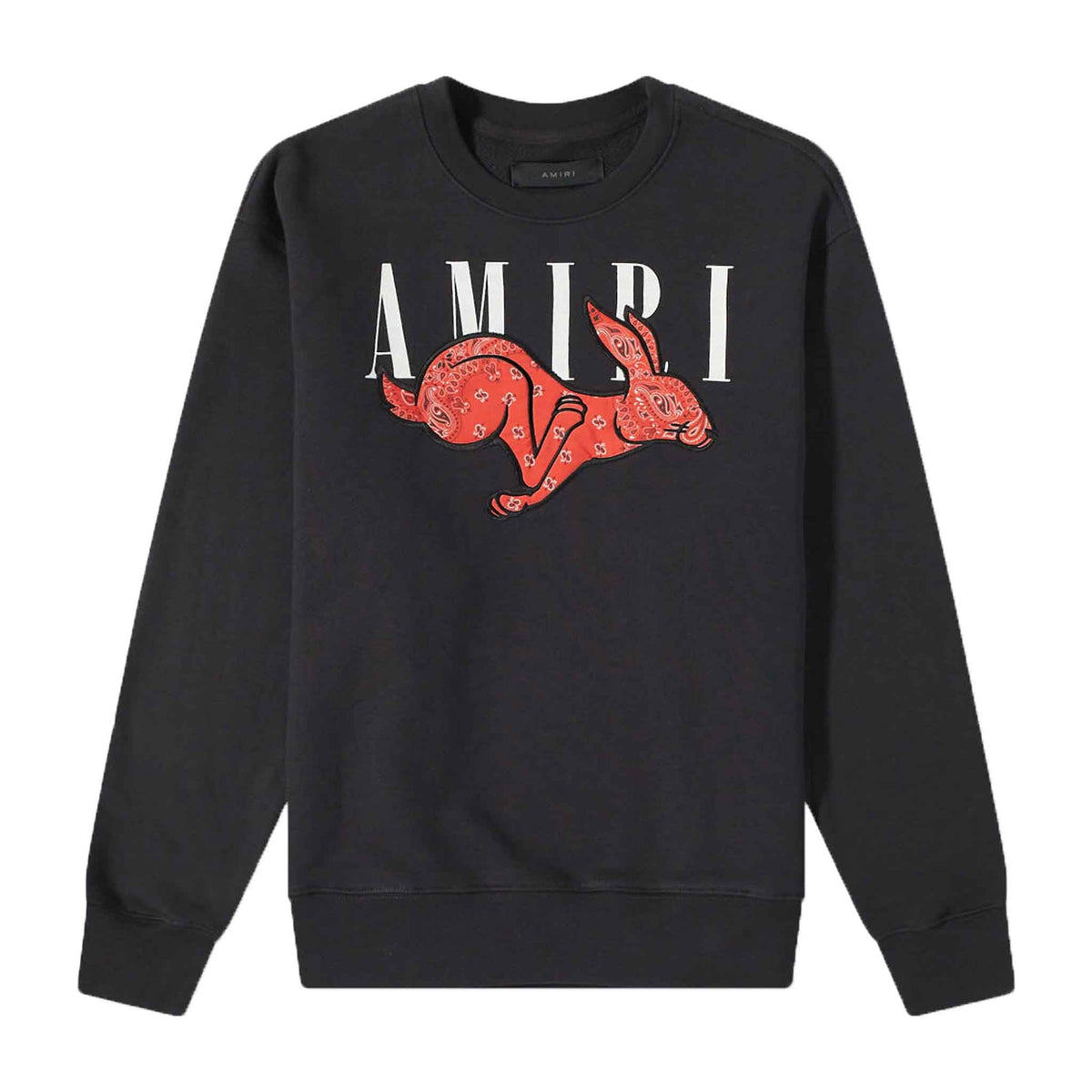 rumimi　R amiri-cny-rabbit-logo-crewneck