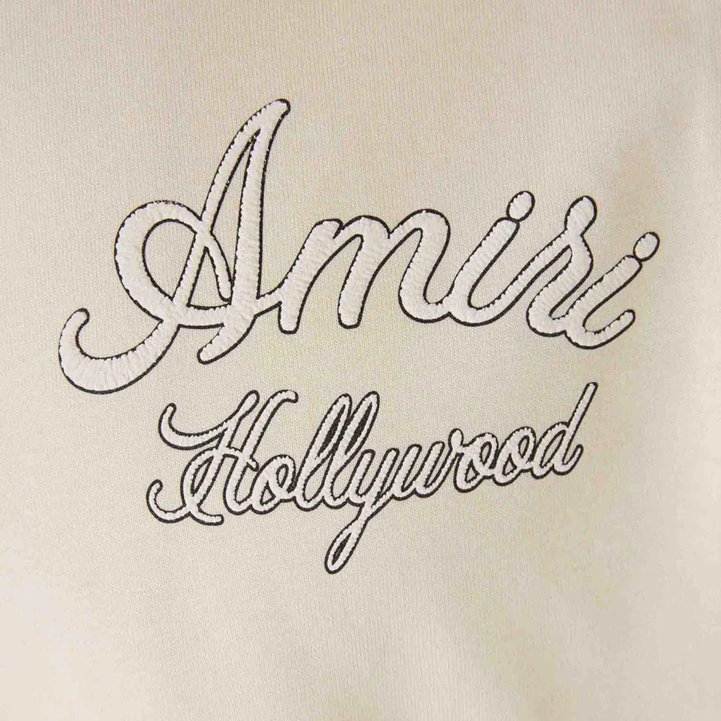 Amiri Hollywood T-Shirt in Alabaster