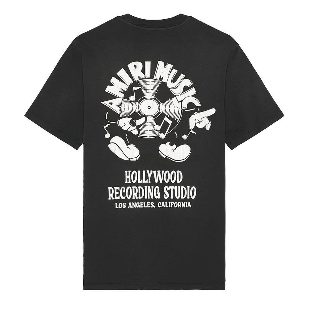 Amiri Music Record T-Shirt in Black