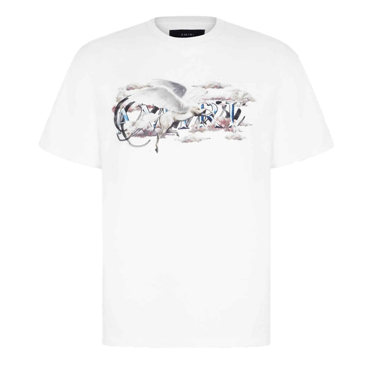 Amiri Pegasus Script Logo T-Shirt in White – DPUS Designer