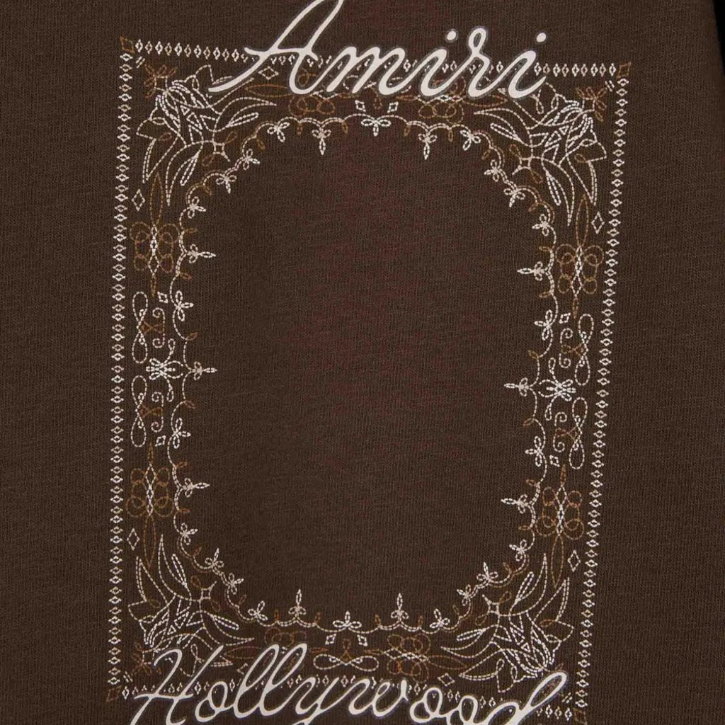 Amiri Quad MA Bandana TeeT-ShirtAmiriDPUS Designer OutletAM426JR004-004D-S197916041668HuskSAmiri Quad MA Bandana Tee