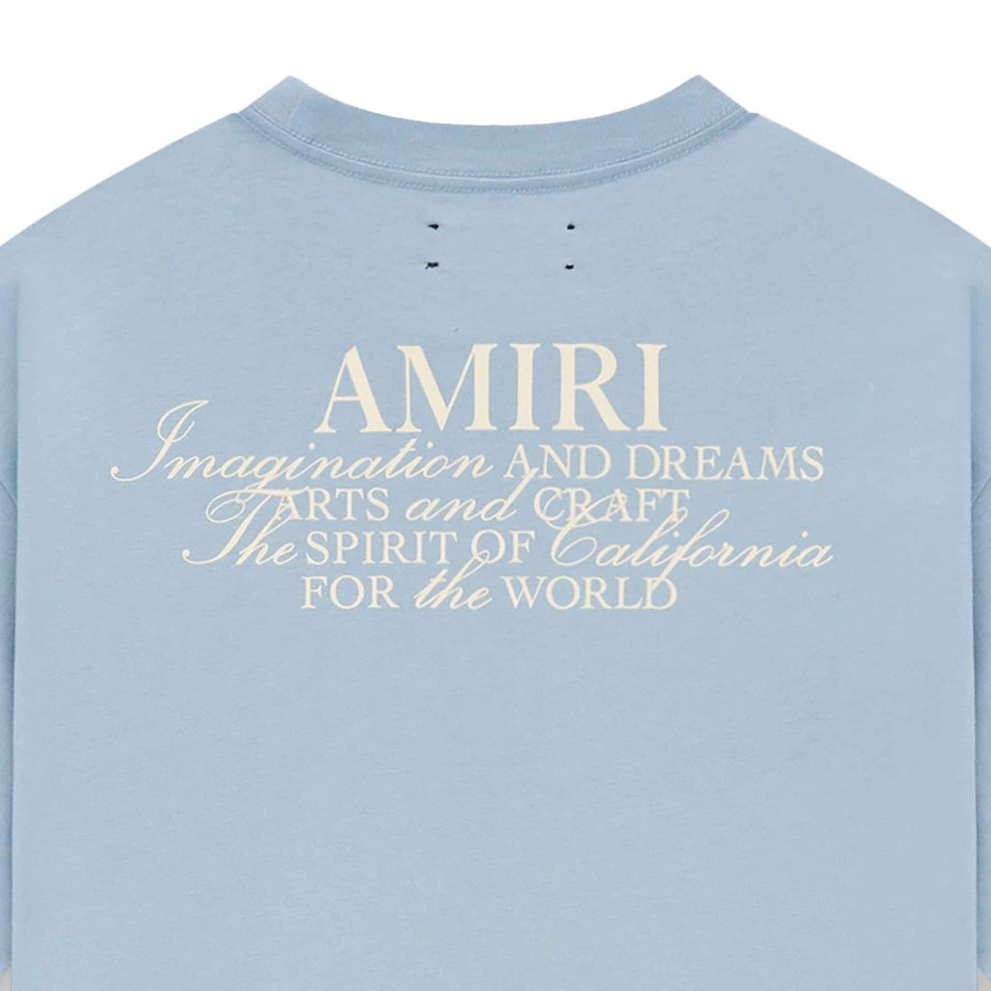 Amiri Spirit T-Shirt in Ashley Blue