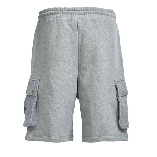 Amiri Stencil Cargo Shorts in Grey