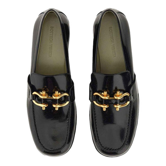 Bottega Veneta Womens Madame Mocassin in Black