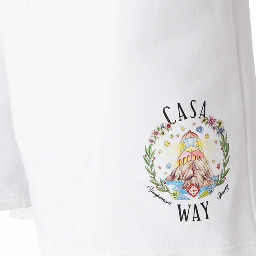 Casablanca Casa Way Classic SweatshortsCasablancaDPUS Designer OutletWhiteXSCasablanca Casa Way Classic Sweatshorts
