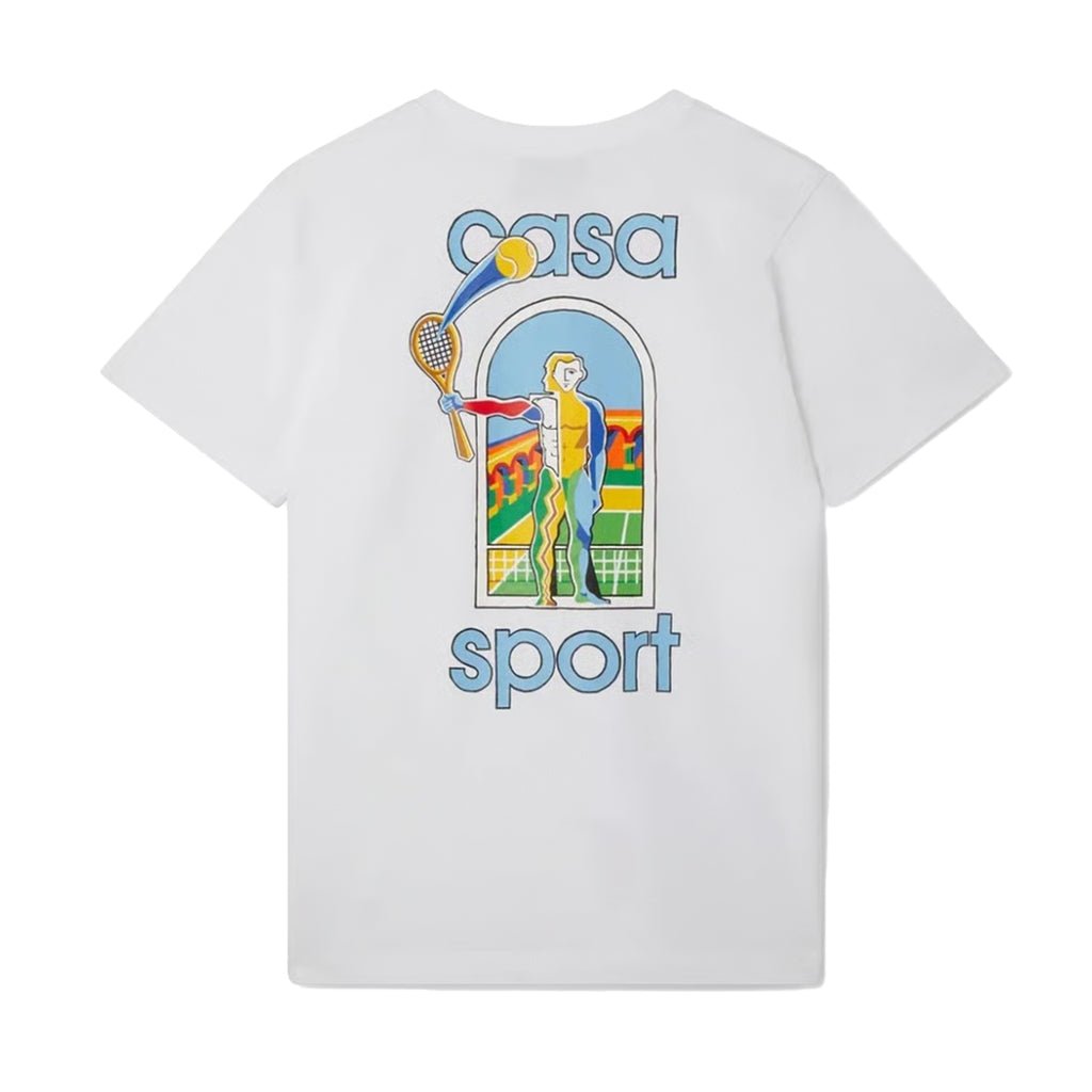 Casablanca Le Jeu Colore T-Shirt in WhiteT-ShirtCasablancaDPUS Designer Outlet5056733903328MCasablanca Le Jeu Colore T-Shirt in White