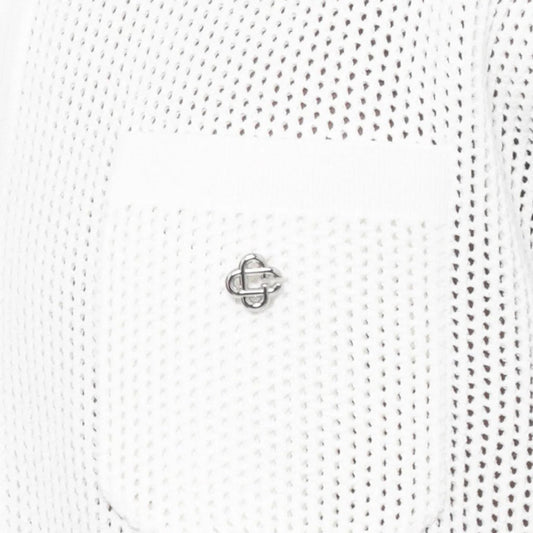 Casablanca Mesh Shirt M - SS26 - KW - 1338 - 01ShirtsCasablancaDPUS Designer OutletWhiteXSCasablanca Mesh Shirt M - SS26 - KW - 1338 - 01