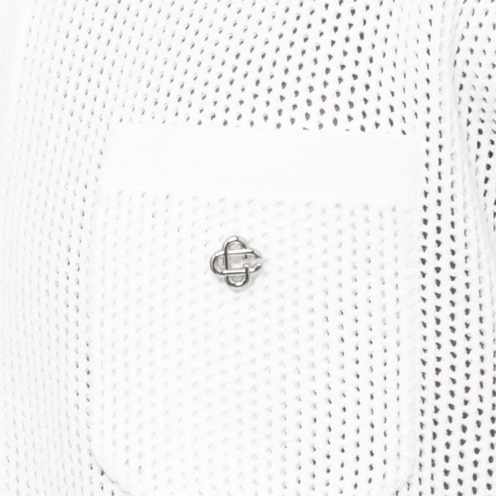 Casablanca Mesh Shirt M - SS26 - KW - 1338 - 01ShirtsCasablancaDPUS Designer OutletWhiteXSCasablanca Mesh Shirt M - SS26 - KW - 1338 - 01