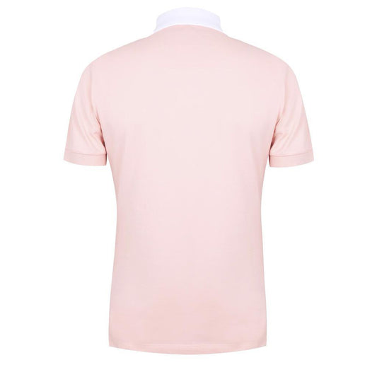 Vivienne Westwood White Collar Short Sleeve Polo in Pink