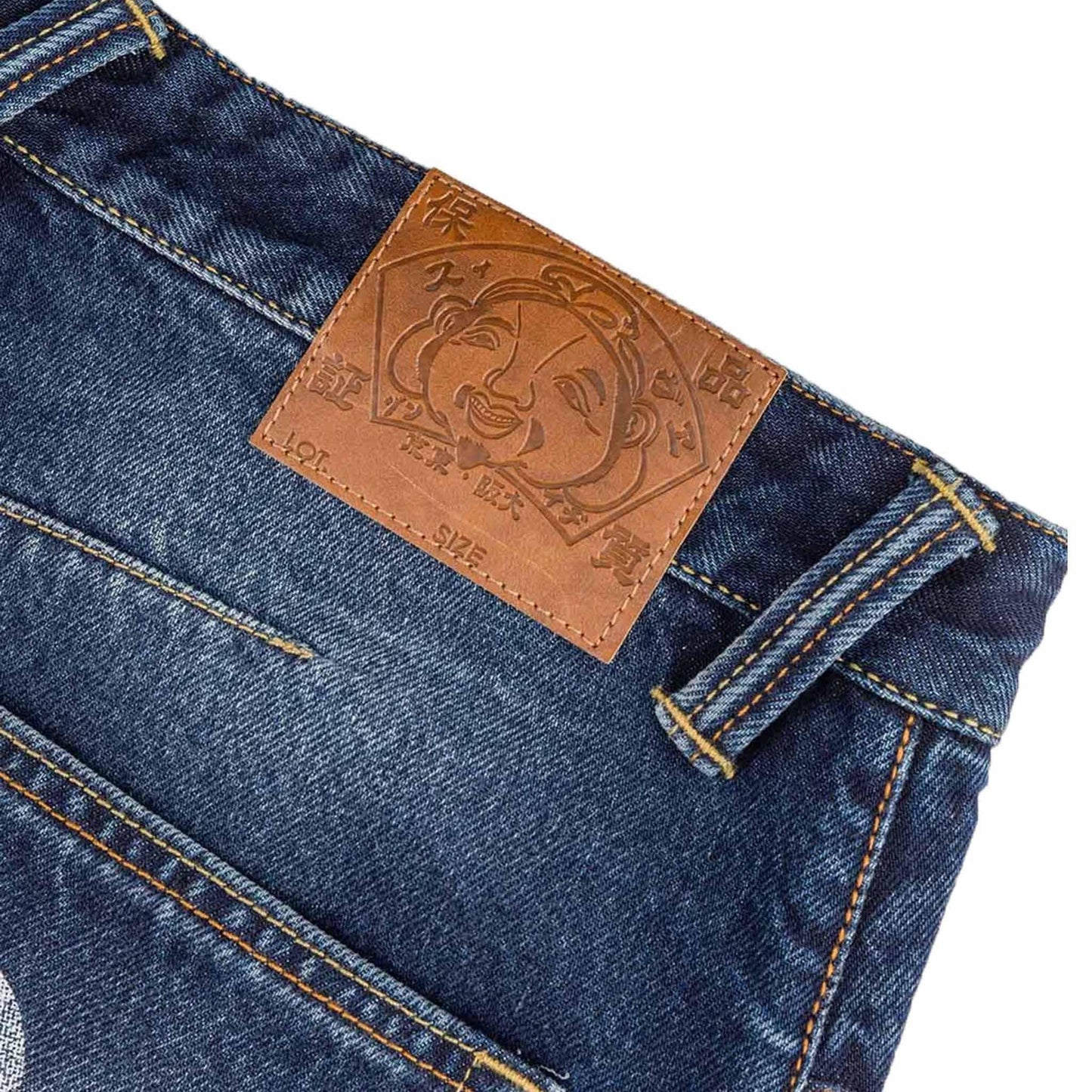 Evisu 3D Painted Seagull Denim Jeans in IndigoTrousersDPUS Designer OutletDPUS Designer Outlet2000294523047SEvisu 3D Painted Seagull Denim Jeans in Indigo