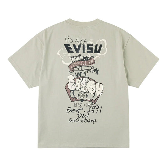 Evisu Ht, Graffiti Printed Ss TeeT-ShirtEvisuDPUS Designer Outlet2000305500043GreySEvisu Ht, Graffiti Printed Ss Tee