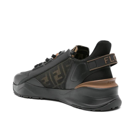 Fendi Flow Sneakers in Black & BrownShoesFendiDPUS Designer Outlet80577129912348Fendi Flow Sneakers in Black & Brown