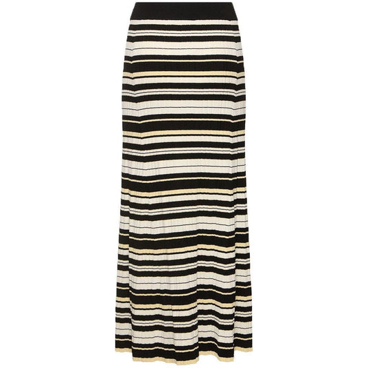 Ganni Future Viscose Rib Long Skirt
