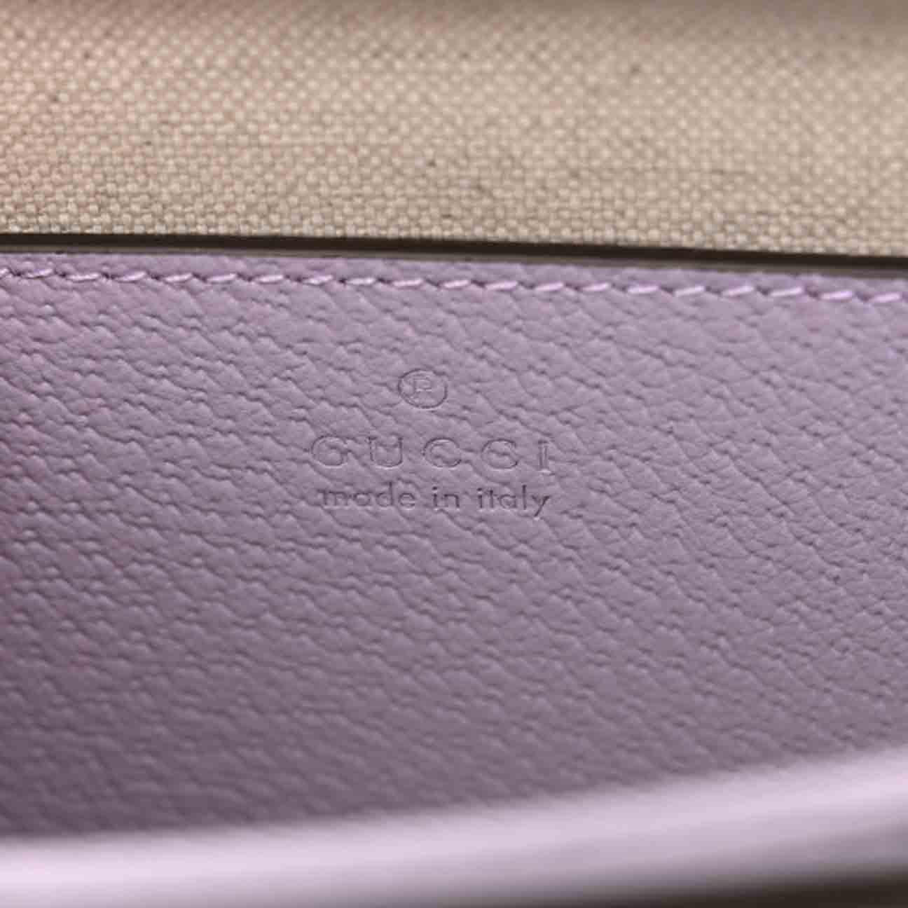 Gucci Ophidia Jumbo GG Shoulder Bag in Lilac