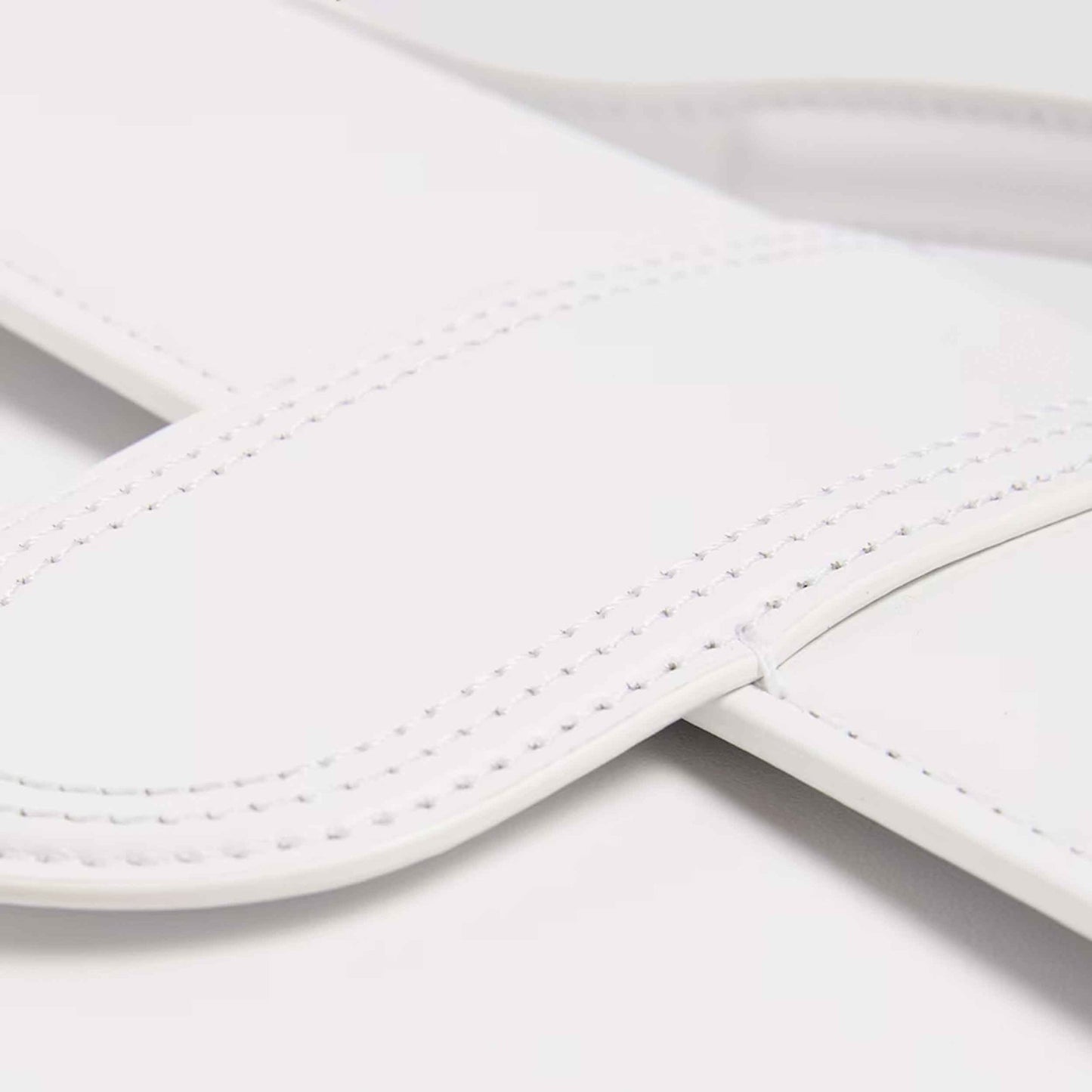 Jacquemus Le Grand Bambino in White Leather