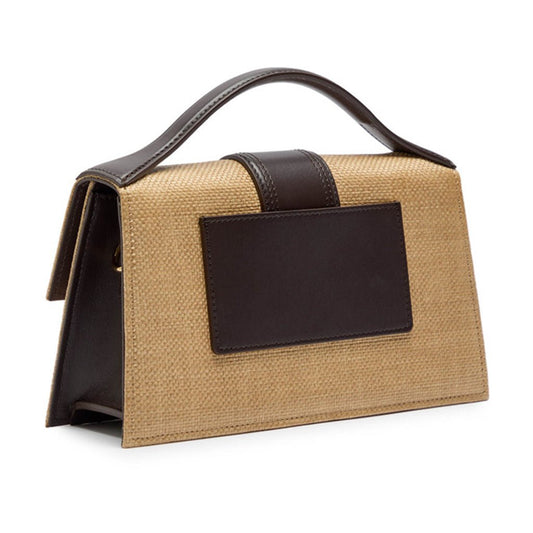 Jacquemus Le Grand Raffia Bambino BagBagsJacquemusDPUS Designer Outlet152013582070152018365142Brown/ BlackJacquemus Le Grand Raffia Bambino Bag