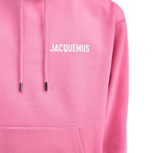 Jacquemus Le Sweatshirt Logo Hoodie in PinkHoodies & Zip - UpsJacquemusDPUS Designer Outlet3700943193346SJacquemus Le Sweatshirt Logo Hoodie in Pink