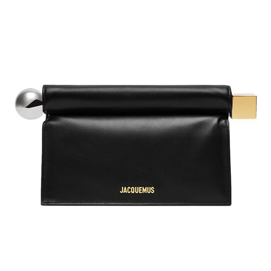 Jacquemus Pochette Rond Carré BagBagsJacquemusDPUS Designer Outlet152018031542BlackJacquemus Pochette Rond Carré Bag
