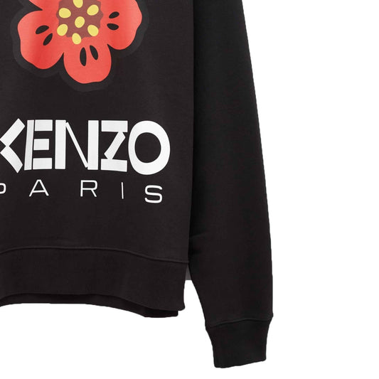 Kenzo Boke Flower Crewneck Sweatshirt in Black