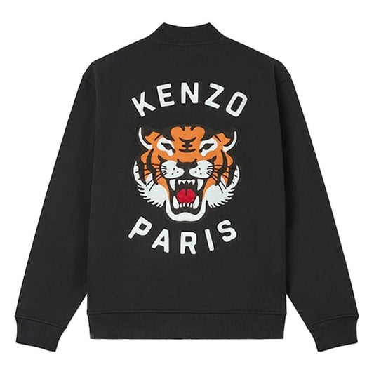 Kenzo Tiger Jersey Varsity Jacket BlackCoats & JacketsKenzoDPUS Designer Outlet3612230757080SKenzo Tiger Jersey Varsity Jacket Black