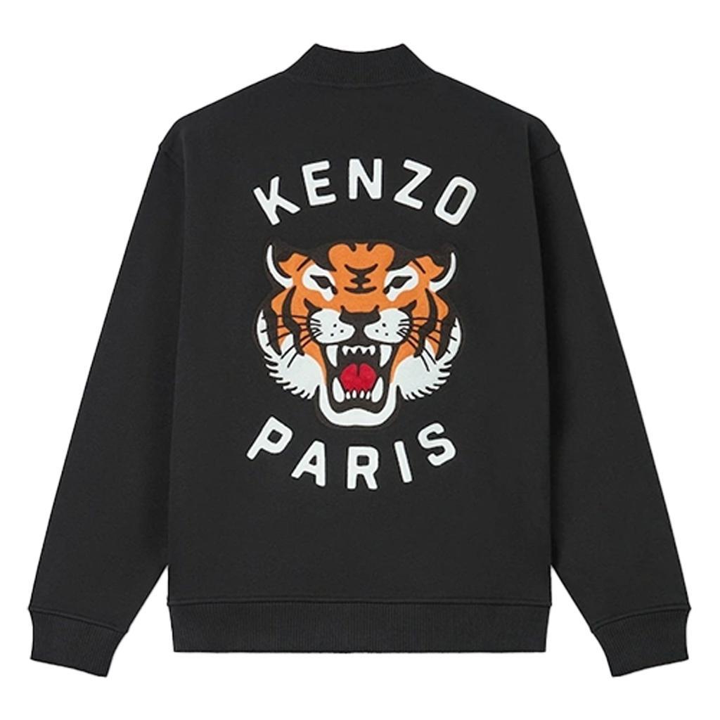 Kenzo Tiger Jersey Varsity Jacket BlackCoats & JacketsKenzoDPUS Designer Outlet3612230757080SKenzo Tiger Jersey Varsity Jacket Black
