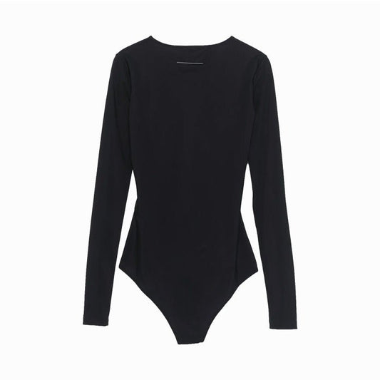 Maison Margiela MM6 Bodysuit BlackTopMaison MargielaDPUS Designer Outlet8059039150189BlackXSMaison Margiela MM6 Bodysuit Black