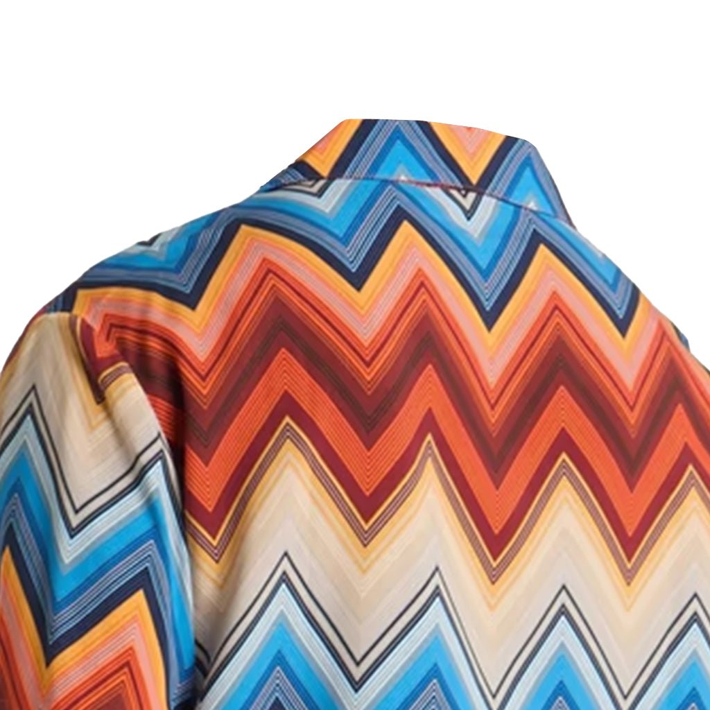 Missoni Gradient Zig Zag Bowling ShirtShirtsMissoniDPUS Designer Outlet8053147479040RedLMissoni Gradient Zig Zag Bowling Shirt