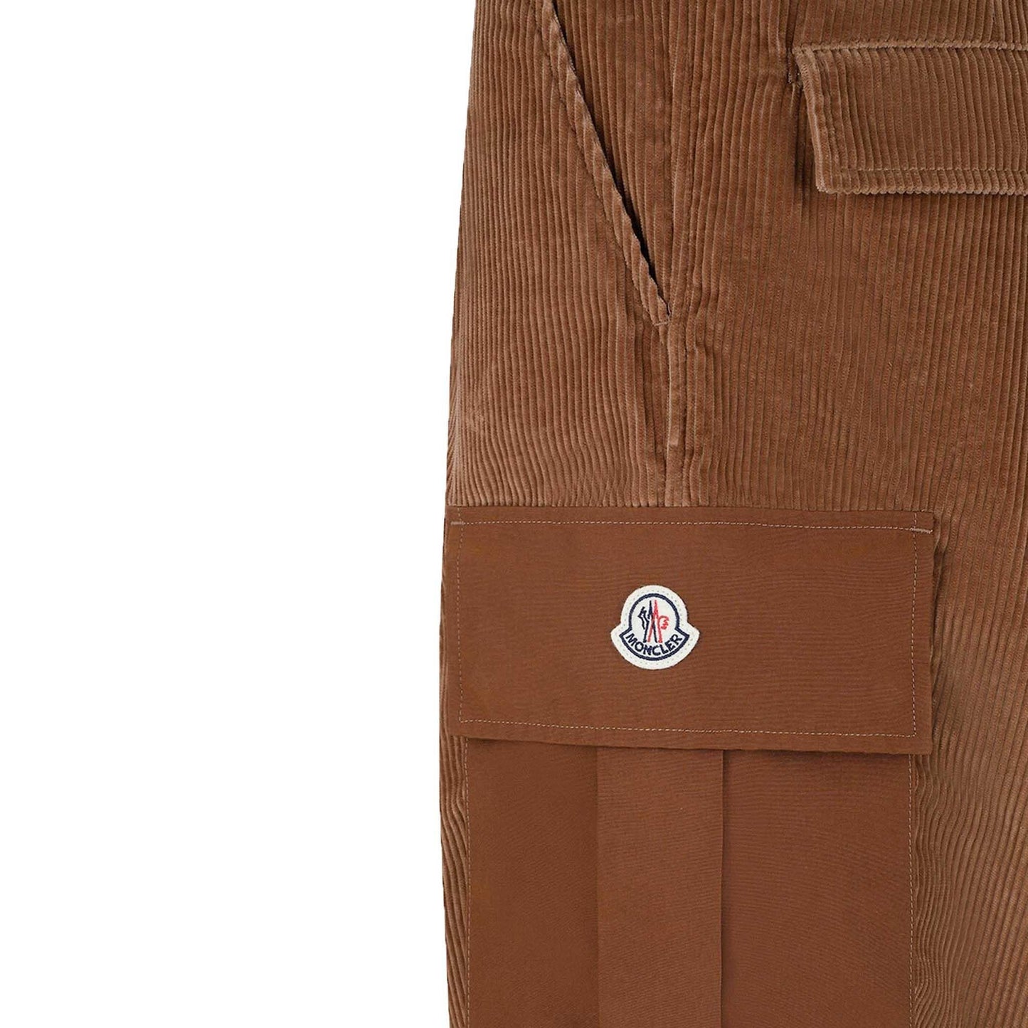 Moncler Men's Wide Leg Corduroy Trousers in BrownMonclerDPUS Designer Outlet20300121208805387575459446Moncler Men's Wide Leg Corduroy Trousers in Brown