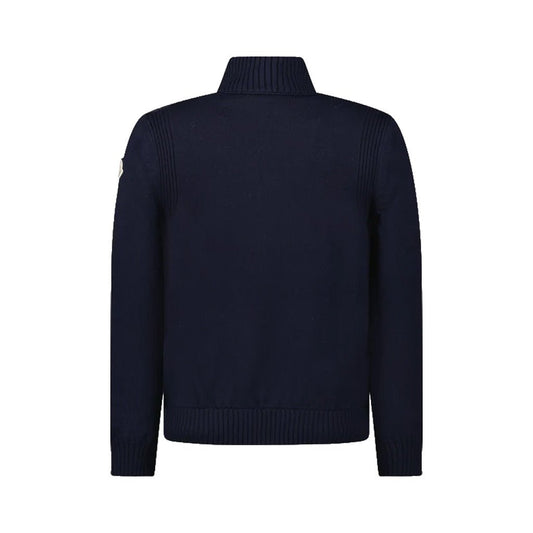 Moncler Men's Wool Padded Zip-Up CardiganKnitwearMonclerDPUS Designer OutletL10919B00018M1131-776-M8053813655457BlueMMoncler Men's Wool Padded Zip-Up Cardigan