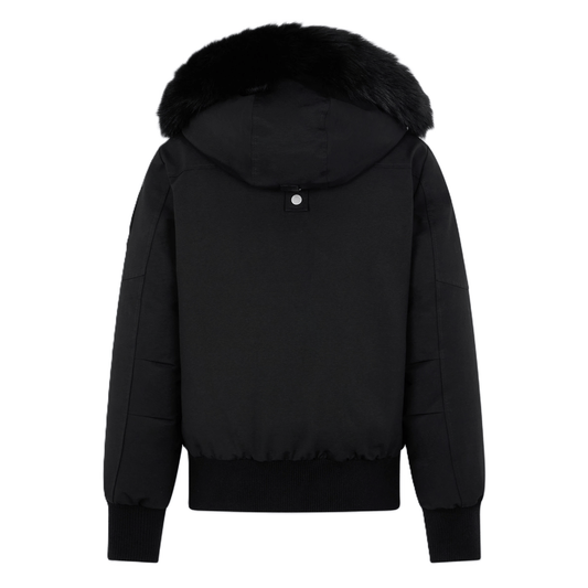 Moose Knuckles Women's Debbie Bomber in Black/ BlackCoats & JacketsMoose KnucklesDPUS Designer Outlet822185038339XLMoose Knuckles Women's Debbie Bomber in Black/ Black