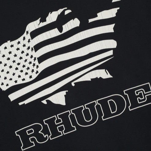 Rhude Banner CrewneckSweatshirtsRhudeDPUS Designer OutletVintage BlackXSRhude Banner Crewneck