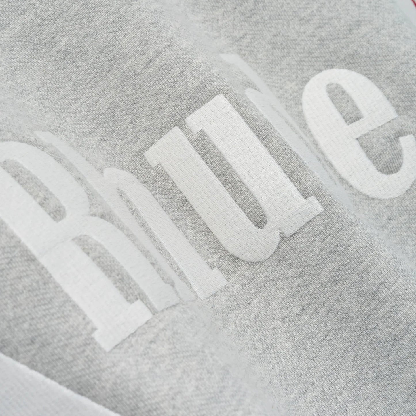 Rhude Lightning Crewneck Sweatshirt in Heather Grey