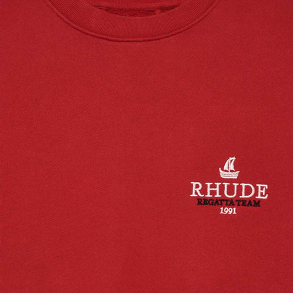 Rhude Mariner Regatta CrewneckSweatshirtsRhudeDPUS Designer OutletRedXSRhude Mariner Regatta Crewneck