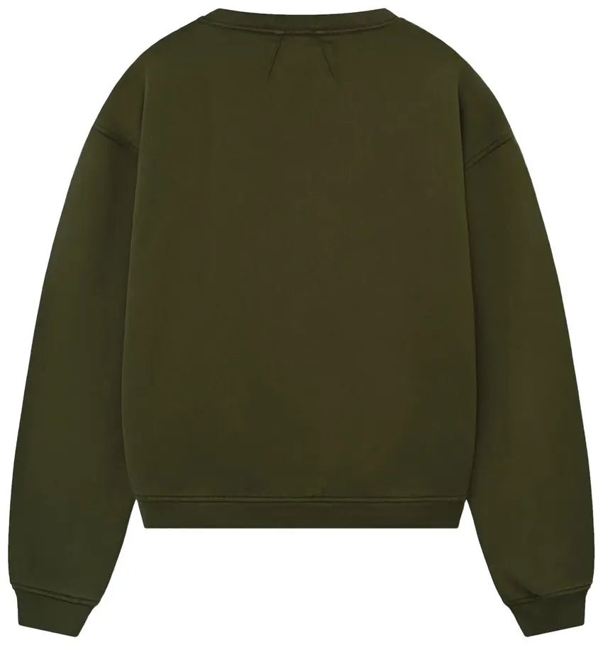 Rhude Oxford Crewneck Sweatshirt in Green