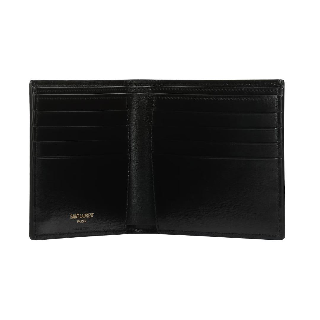 Saint Laurent Tiny King Palm Grained Leather Bi - Fold Wallet in BlackWalletsSaint LaurentDPUS Designer OutletEPPY309591A8091556694UNISaint Laurent Tiny King Palm Grained Leather Bi - Fold Wallet in Black