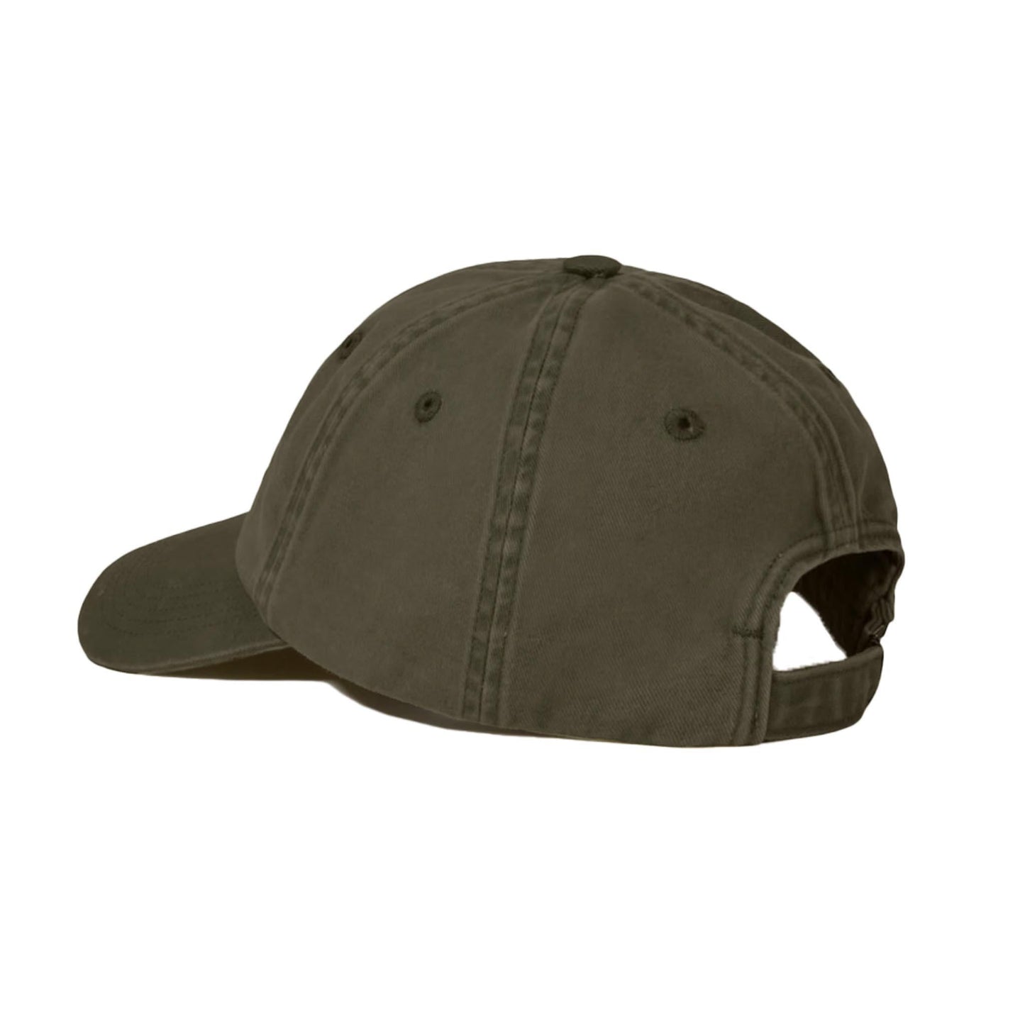 Stone Island Brushed Cotton Gabardine Cap in Military Green
