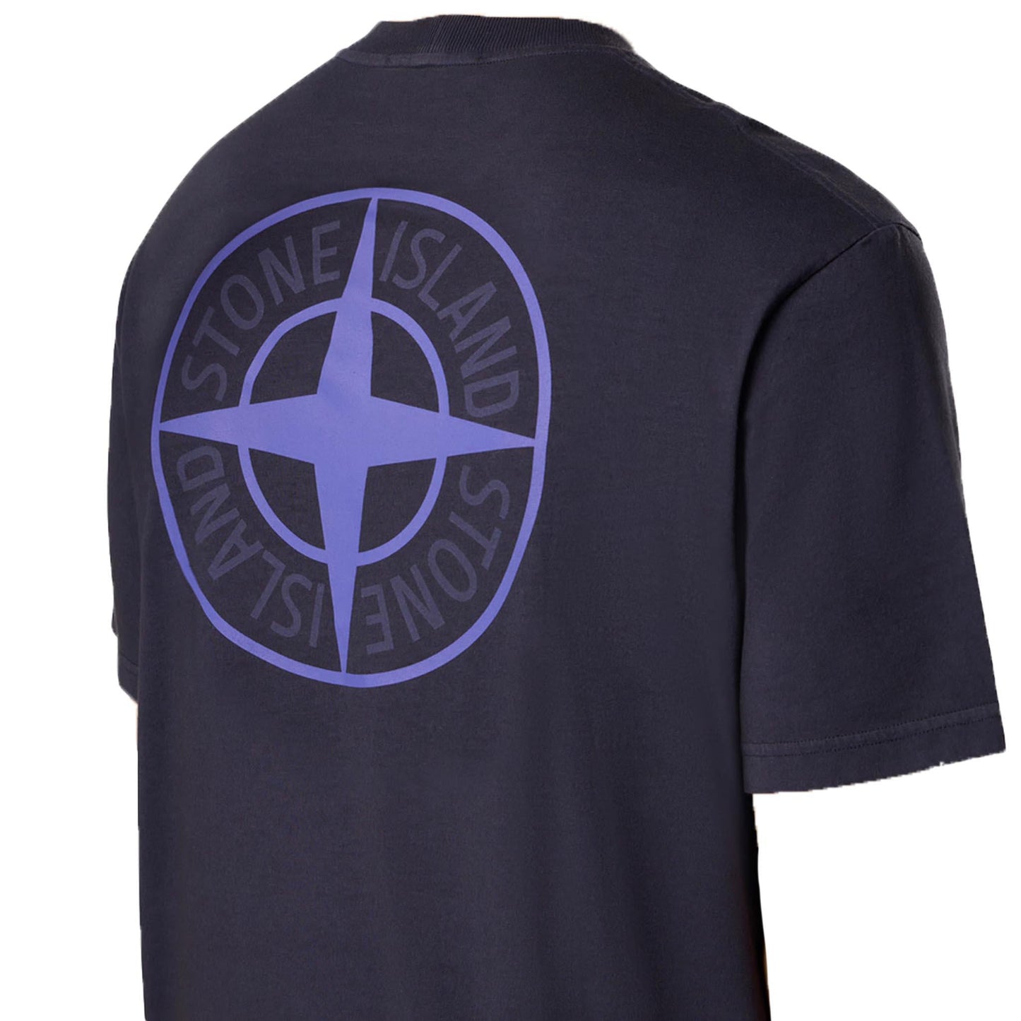 Stone Island Combed Organic Cotton T-Shirt in Ink