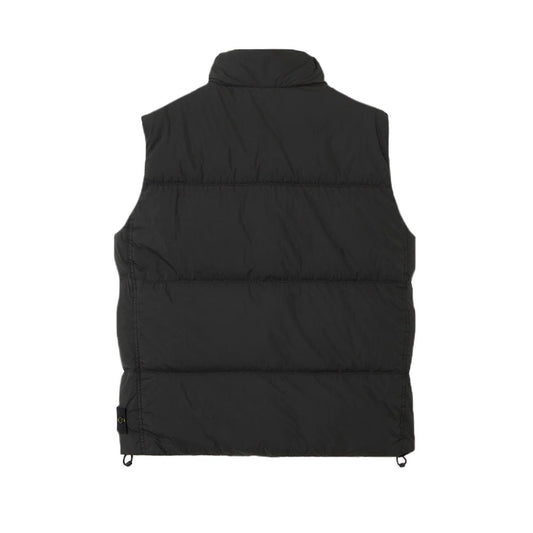 Stone Island Crinkle Reps NY Down Vest in Black