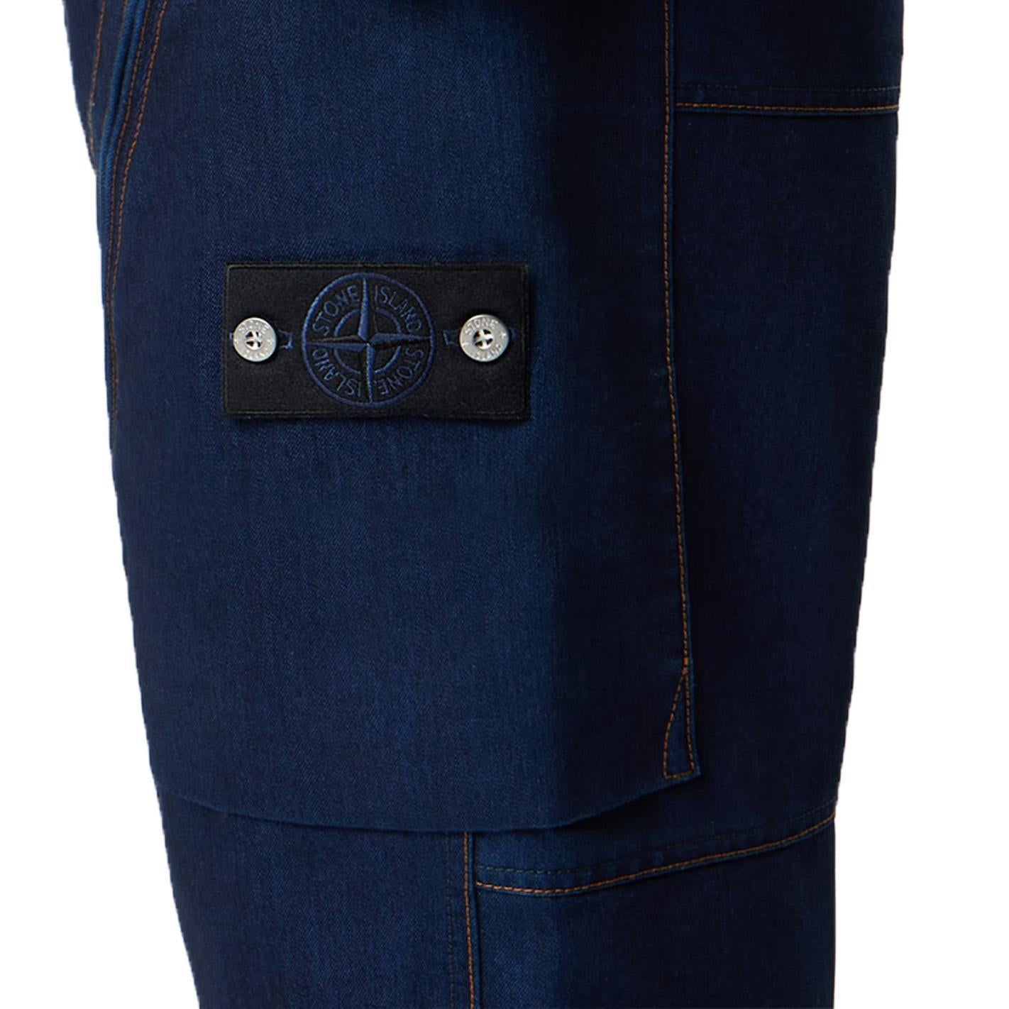 Stone Island Denim Research Polypropylene Denim - Light Rinsed Loose Fit CargoTrousersStone IslandDPUS Designer Outlet805381354307531Stone Island Denim Research Polypropylene Denim - Light Rinsed Loose Fit Cargo