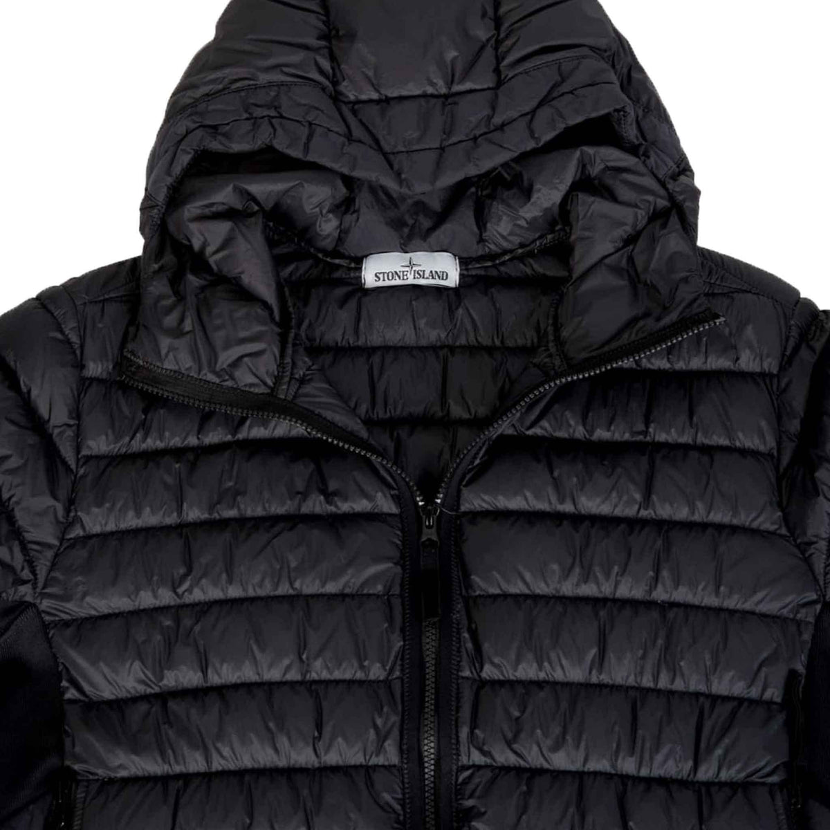 Stone Island Junior Hooded Down Jacket in Navy – DPUS Designer Outlet