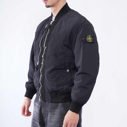 Stone Island Nylon Metal Bomber Jacket in BlackCoats & JacketsStone IslandDPUS Designer Outlet8053813467333MStone Island Nylon Metal Bomber Jacket in Black