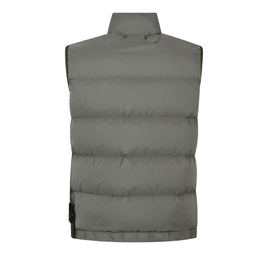 Stone Island Seamless Tunnel Nylon Down-TC Vest in Cement