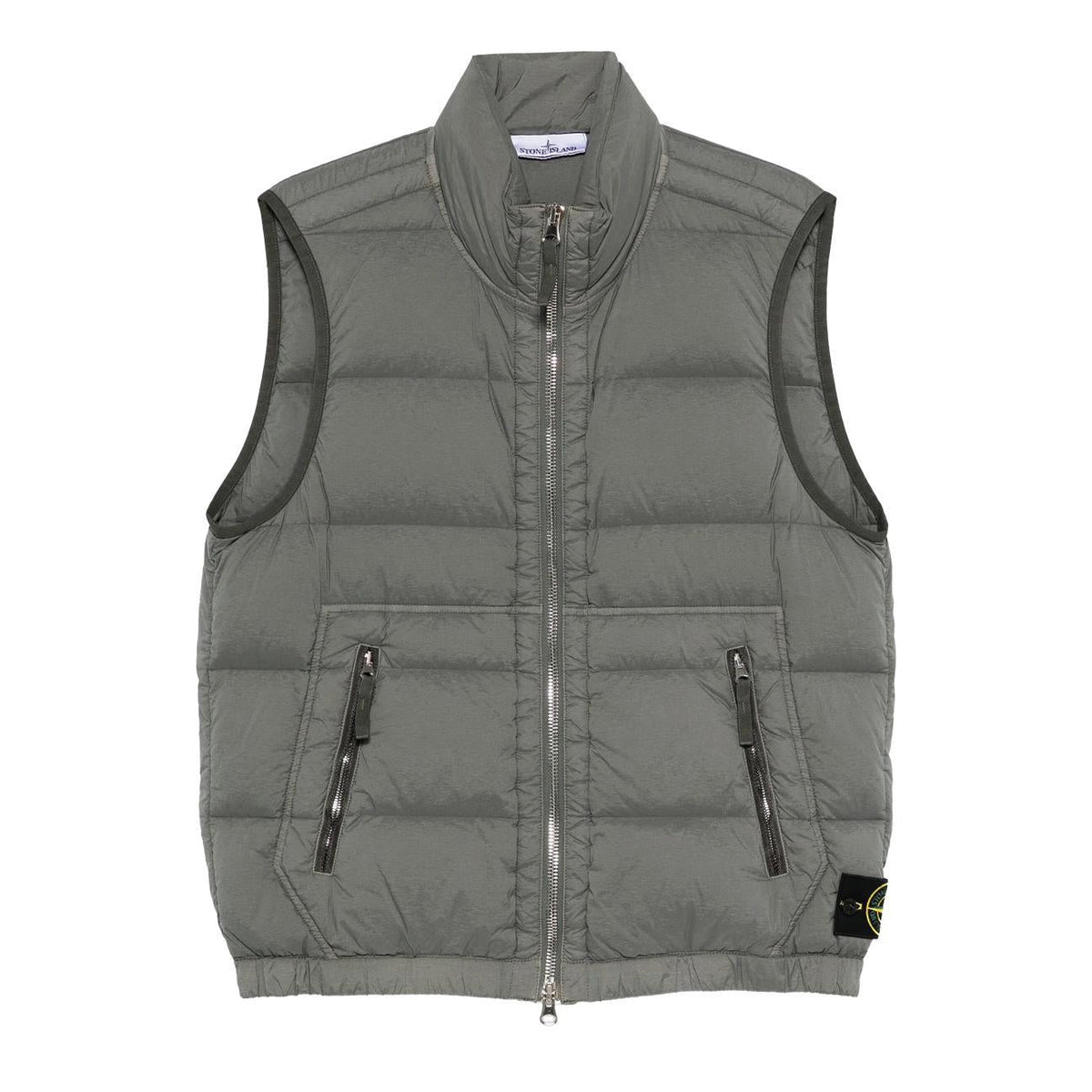 Stone Island Seamless Tunnel Nylon Down-TC Vest in Cement – DPUS