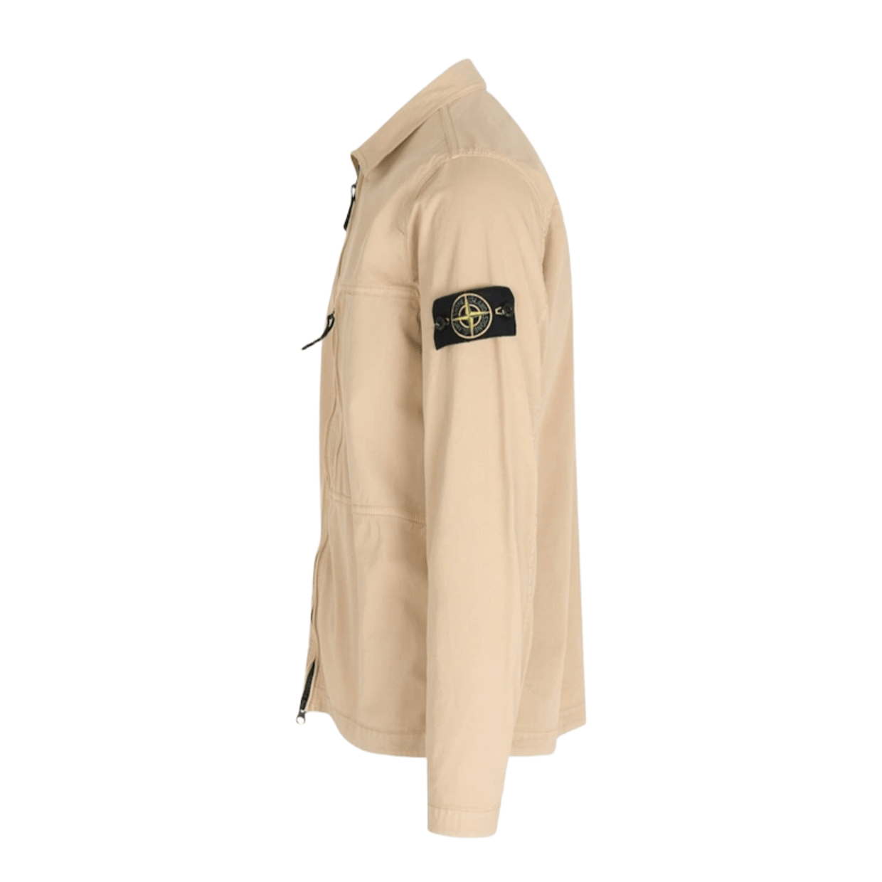 Stone Island Supima Cotton Twill Stretch Overshirt in DesertHoodies & Zip - UpsStone IslandDPUS Designer Outlet8053813444419SStone Island Supima Cotton Twill Stretch Overshirt in Desert