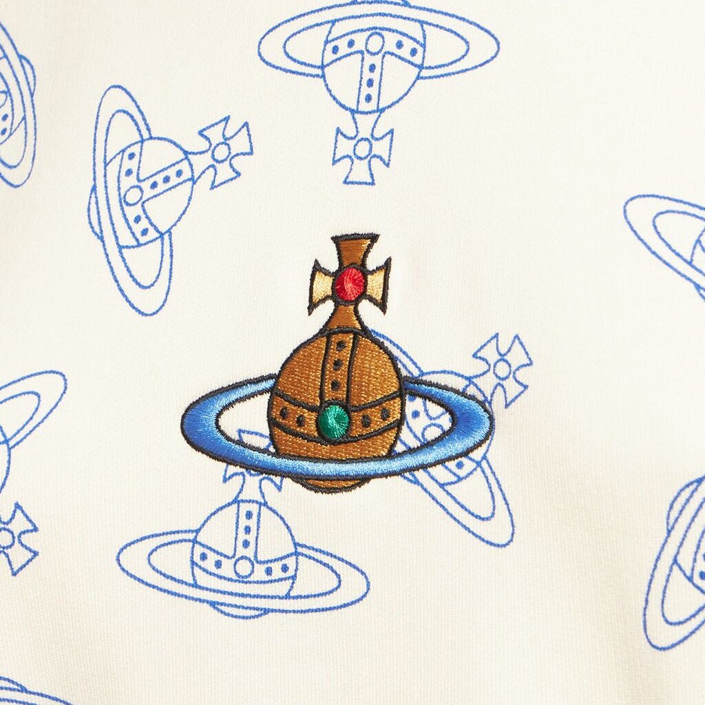 Vivienne Westwood All Over Orb Raglan SweatshirtSweatshirtsVivienne WestwoodDPUS Designer Outlet044368346790CreamSVivienne Westwood All Over Orb Raglan Sweatshirt