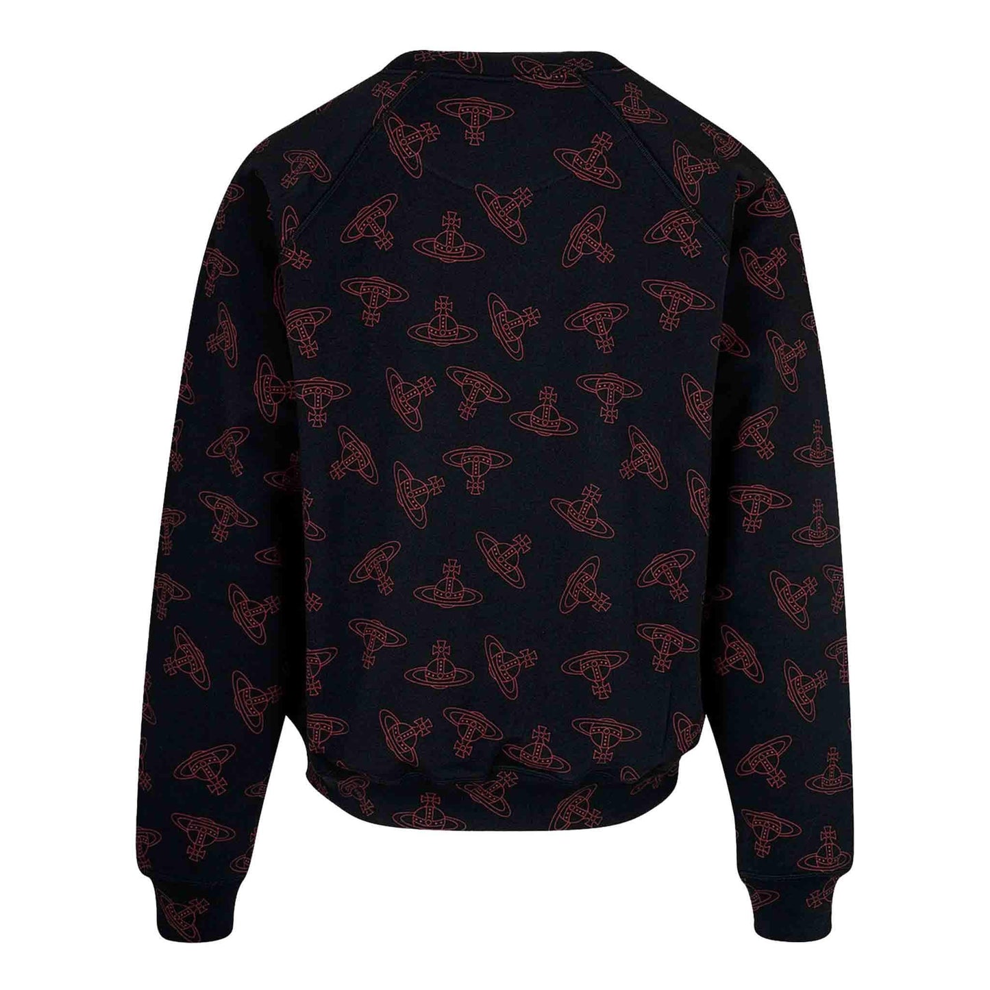 Vivienne Westwood All Over Orb Sweatshirt in Black/Red