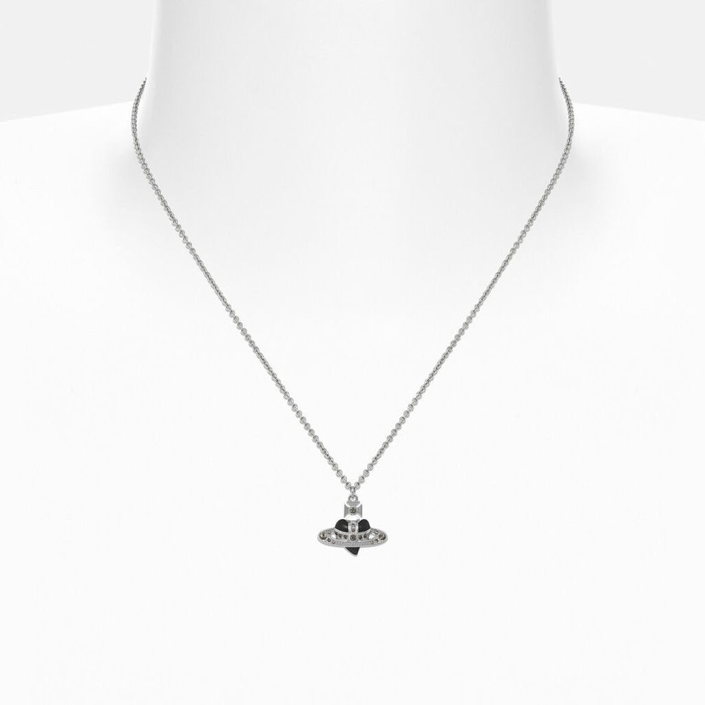 Vivienne Westwood Man. Diamante Heart PendantJewelleryVivienne WestwoodDPUS Designer Outlet8050889647423Platinum/Black Diamond Crystal/BlackVivienne Westwood Man. Diamante Heart Pendant