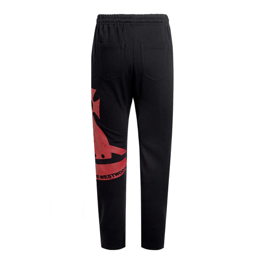 Vivienne Westwood Sunken Orb Joggers in Black/Red