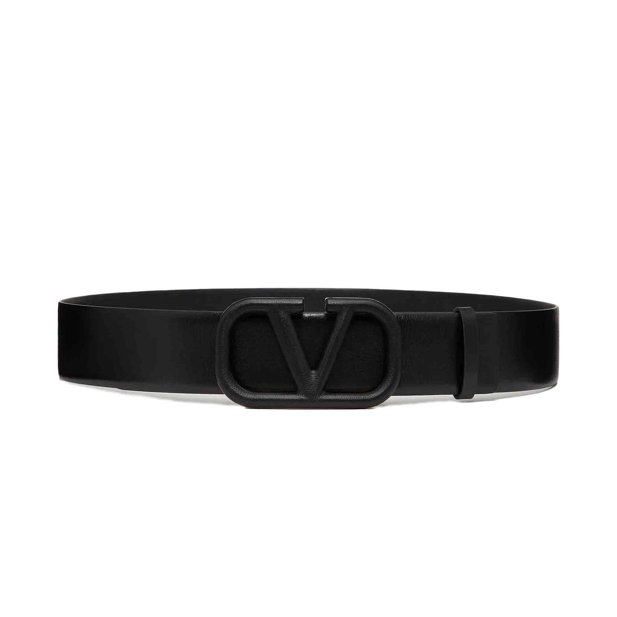 Vlogo Signature Calfskin Belt 40 Mm for Man in Bitter Chocolate